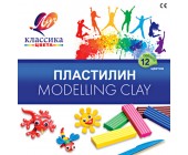 Пластилин ЛУЧ Классика цвета 12 цветов